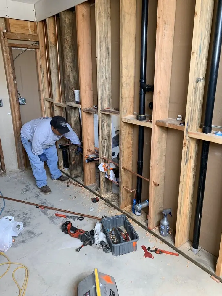 Commercial rough-in plumbing for Commercial Plumbing in Carver Heights East
